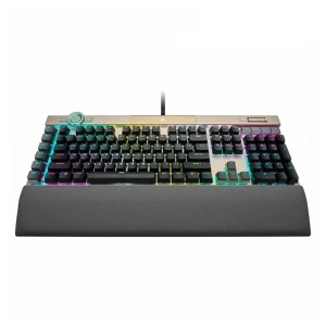 کیبورد گیمینگ با سیم کورسیر مدل K100 RGB Midnight Gold